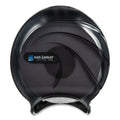 San Jamar Single 9" Jumbo Tissue Dispenser, Oceans, 10.25 x 5.63 x 12, Transparent Black Pearl