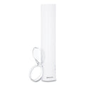 San Jamar Small Pull-Type Water Cup Dispenser, For 5 oz Cups, White