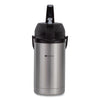 BUNN 3 Liter Lever Action Airpot, Stainless Steel/Black