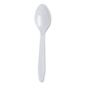 Dixie Lightweight Polystyrene Cutlery, Teaspoon, White, 1,000/Carton