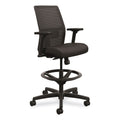 HON Ignition 2.0 Ilira-Stretch Mesh Back Task Stool, Supports Up to 300 lb, 23" to 32" Seat Height, Black