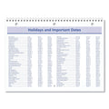 AT-A-GLANCE QuickNotes Desk/Wall Calendar, 3-Hole Punched, 11 x 8, White/Blue/Yellow Sheets, 12-Month (Jan to Dec): 2023