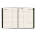 AT-A-GLANCE Recycled Weekly Vertical-Column Format Appointment Book, 11 x 8.25, Green Cover, 12-Month (Jan to Dec): 2023