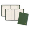 AT-A-GLANCE Recycled Weekly Vertical-Column Format Appointment Book, 11 x 8.25, Green Cover, 12-Month (Jan to Dec): 2023