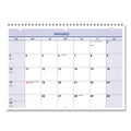AT-A-GLANCE QuickNotes Desk/Wall Calendar, 3-Hole Punched, 11 x 8, White/Blue/Yellow Sheets, 12-Month (Jan to Dec): 2023