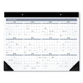 AT-A-GLANCE Academic Monthly Desk Pad, 21.75 x 17, White/Black Sheets, Black Binding/Corners, 12-Month (July to June): 2022 to 2023
