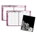 Cambridge Floradoodle Weekly/Monthly Professional Planner, Adult Coloring Artwork, 11 x 8.5, B/W Cover, 12-Month (Jan-Dec): 2023-2024