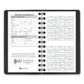 AT-A-GLANCE Weekly Planner, 4.5 x 2.5, Black Cover, 12-Month (Jan to Dec): 2024