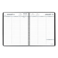 AT-A-GLANCE Weekly Planner Ruled for Open Scheduling, 8.75 x 6.75, Black Cover, 12-Month (Jan to Dec): 2023