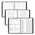 AT-A-GLANCE Weekly Vertical-Column Appointment Book Ruled for Hourly Appointments, 8.75 x 7, Black Cover, 13-Month (Jan-Jan): 2023-2024