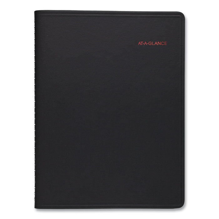 AT-A-GLANCE 800 Range Weekly/Monthly Appointment Book, 11 x 8.25, Black Cover, 12-Month (Jan to Dec): 2023