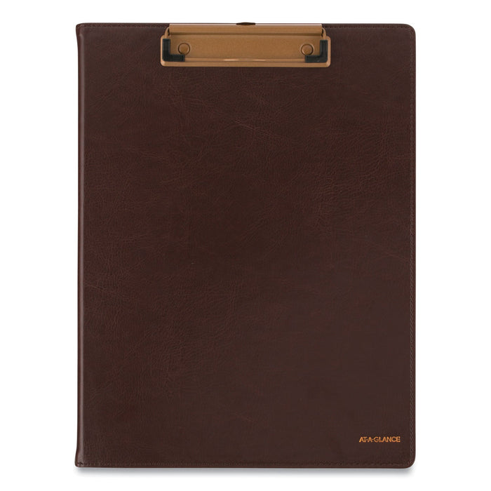 AT-A-GLANCE Signature Collection Monthly Clipfolio, 11 x 8, Distressed Brown Cover, 13-Month (Jan to Jan): 2023 to 2024
