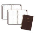 AT-A-GLANCE Signature Collection Distressed Brown Weekly Monthly Planner, 8.5 x 5.5, Brown Cover, 13-Month (Jan to Jan): 2023 to 2024