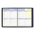 AT-A-GLANCE QuickNotes Weekly Block Format Appointment Book, 10 x 8, Black Cover, 12-Month (Jan to Dec): 2023