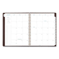 AT-A-GLANCE Signature Collection Distressed Brown Weekly Monthly Planner, 11 x 8.5, Brown Cover, 13-Month (Jan to Jan): 2023 to 2024