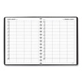 AT-A-GLANCE Four-Person Group Daily Appointment Book, 11 x 8, Black Cover, 12-Month (Jan to Dec): 2023