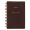 AT-A-GLANCE Signature Collection Distressed Brown Weekly Monthly Planner, 8.5 x 5.5, Brown Cover, 13-Month (Jan to Jan): 2023 to 2024