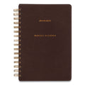 AT-A-GLANCE Signature Collection Distressed Brown Weekly Monthly Planner, 8.5 x 5.5, Brown Cover, 13-Month (Jan to Jan): 2023 to 2024