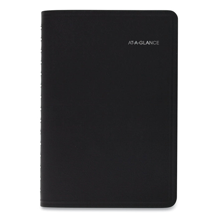AT-A-GLANCE QuickNotes Daily/Monthly Appointment Book, 8.5 x 5.5, Black Cover, 12-Month (Jan to Dec): 2023