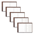 AT-A-GLANCE Signature Collection Monthly Clipfolio, 11 x 8, Distressed Brown Cover, 13-Month (Jan to Jan): 2023 to 2024