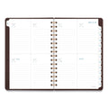 AT-A-GLANCE Signature Collection Distressed Brown Weekly Monthly Planner, 8.5 x 5.5, Brown Cover, 13-Month (Jan to Jan): 2023 to 2024