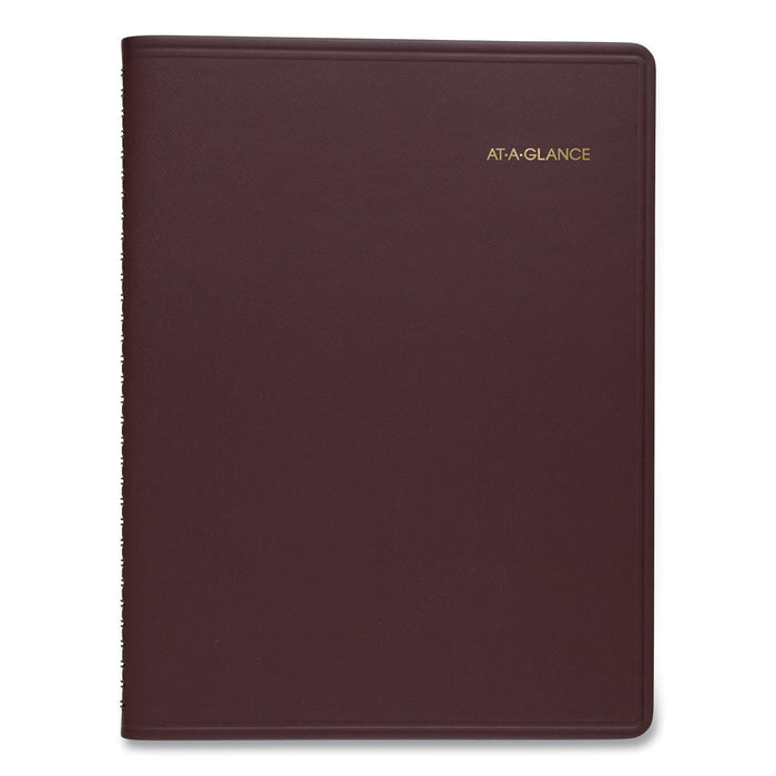 AT-A-GLANCE Weekly Appointment Book, 11 x 8.25, Winestone Cover, 13-Month (Jan to Jan): 2023 to 2024