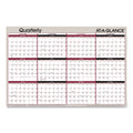AT-A-GLANCE Vertical/Horizontal Erasable Quarterly/Monthly Wall Planner, 24 x 36, White/Black/Red Sheets, 12-Month (Jan to Dec): 2023