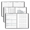 AT-A-GLANCE Weekly Appointment Book, 11 x 8.25, Black Cover, 14-Month (July to Aug): 2022 to 2023