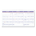 AT-A-GLANCE Deluxe Three-Month Reference Wall Calendar, Horizontal Orientation, 24 x 12, White Sheets, 15-Month (Dec-Feb): 2022 to 2024
