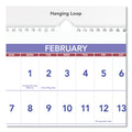 AT-A-GLANCE Deluxe Three-Month Reference Wall Calendar, Horizontal Orientation, 24 x 12, White Sheets, 15-Month (Dec-Feb): 2022 to 2024
