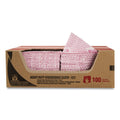 WypAll Heavy-Duty Foodservice Cloths, 12.5 x 23.5, Red, 100/Carton