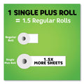 Bounty Kitchen Roll Paper Towels, 2-Ply, White, 48 Sheets/Roll, 24 Rolls/Carton