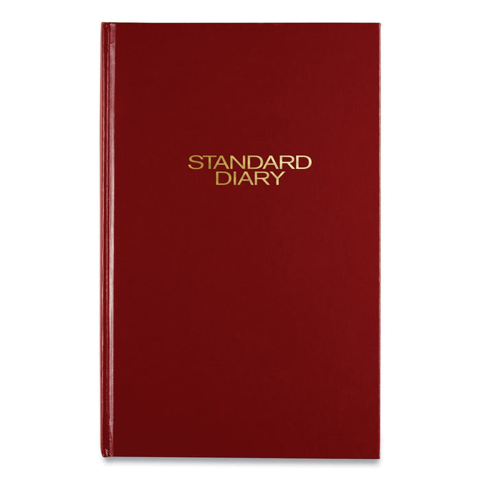 AT-A-GLANCE Standard Diary Daily Diary, 2023 Edition, Wide/Legal Rule, Red Cover, 12 x 7.75, 200 Sheets