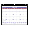 AT-A-GLANCE Monthly Desk/Wall Calendar with Plastic Backboard and Bonus Pages, 11 x 8, White/Violet/Red Sheets, 12-Month (Jan-Dec): 2023