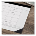 AT-A-GLANCE Contemporary Monthly Desk Pad, 22 x 17, White Sheets, Black Binding/Corners,12-Month (Jan to Dec): 2023