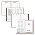 AT-A-GLANCE Standard Diary Daily Journal, 2023 Edition, Wide/Legal Rule, Red Cover, 12 x 7.75, 210 Sheets