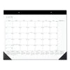 AT-A-GLANCE Contemporary Monthly Desk Pad, 22 x 17, White Sheets, Black Binding/Corners,12-Month (Jan to Dec): 2023