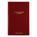 AT-A-GLANCE Standard Diary Daily Journal, 2023 Edition, Wide/Legal Rule, Red Cover, 12 x 7.75, 210 Sheets