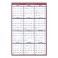 AT-A-GLANCE Vertical/Horizontal Wall Calendar, 24 x 36, White/Blue/Red Sheets, 12-Month (Jan to Dec): 2023