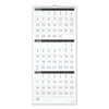 AT-A-GLANCE Three-Month Reference Wall Calendar, Contemporary Artwork/Formatting, 12 x 27, White Sheets, 15-Month (Dec-Feb): 2022 to 2024