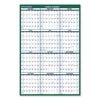 AT-A-GLANCE Vertical Erasable Wall Planner, 32 x 48, White/Green Sheets, 12-Month (Jan to Dec): 2023