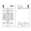 AT-A-GLANCE Financial Desk Calendar Refill, 3.5 x 6, White Sheets, 2023