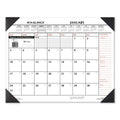 AT-A-GLANCE Two-Color Monthly Desk Pad Calendar, 22 x 17, White Sheets, Black Corners, 12-Month (Jan to Dec): 2023