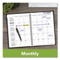 AT-A-GLANCE DayMinder Hard-Cover Monthly Planner, Ruled Blocks, 11.78 x 5, Black Cover, 14-Month (Dec to Jan): 2022 to 2024