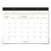 AT-A-GLANCE Two-Color Desk Pad, 22 x 17, White Sheets, Black Binding, Clear Corners, 12-Month (Jan to Dec): 2023