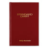 AT-A-GLANCE Standard Diary Daily Reminder Book, 2023 Edition, Medium/College Rule, Red Cover, 7.5 x 5.13, 201 Sheets
