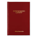 AT-A-GLANCE Standard Diary Daily Reminder Book, 2023 Edition, Medium/College Rule, Red Cover, 7.5 x 5.13, 201 Sheets