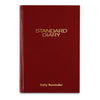 AT-A-GLANCE Standard Diary Daily Reminder Book, 2023 Edition, Medium/College Rule, Red Cover, 8.25 x 5.75, 201 Sheets