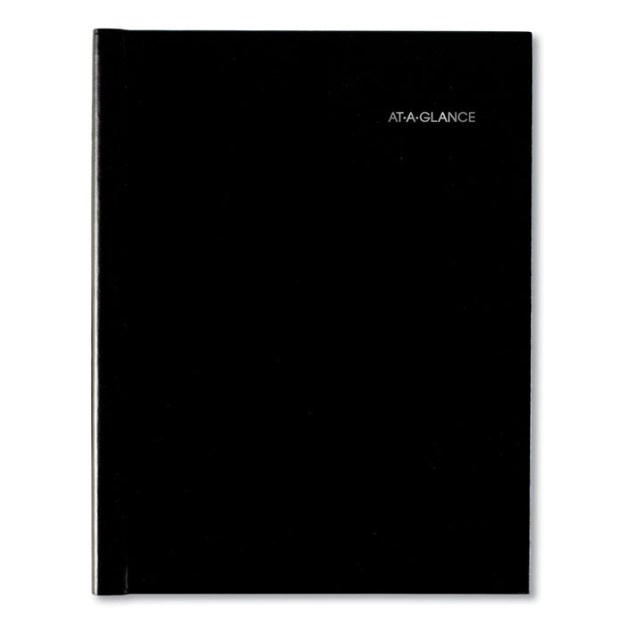 AT-A-GLANCE DayMinder Hardcover Weekly Vertical-Column Format Appointment Book, 11 x 8, Black Cover, 12-Month (Jan to Dec): 2023