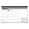 AT-A-GLANCE Compact Desk Pad, 18 x 11, White Sheets, Black Binding, Clear Corners, 12-Month (Jan to Dec): 2023